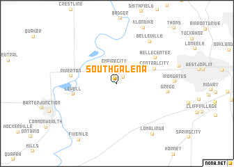 map of South Galena