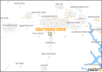 map of South Gastonia