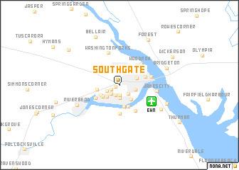 map of Southgate