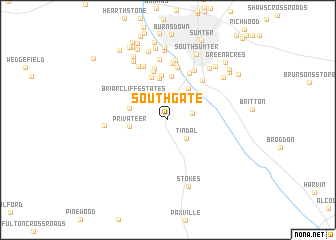 map of Southgate