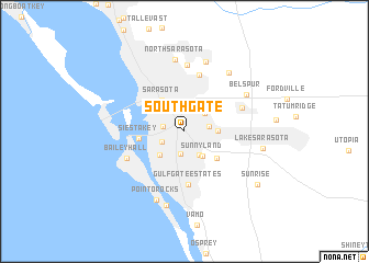 map of Southgate