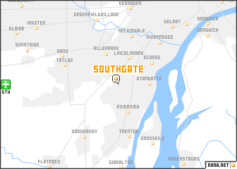 map of Southgate