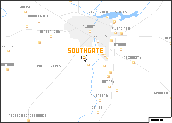 map of Southgate