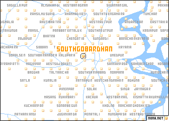 map of South Gobardhan