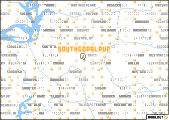 map of South Gopālpur