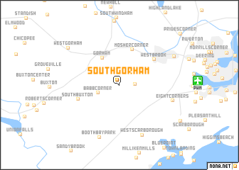 map of South Gorham