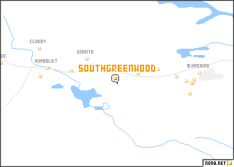 map of South Greenwood