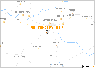 map of South Haleyville