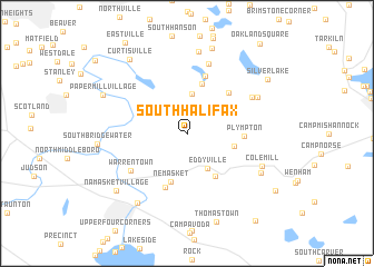 map of South Halifax