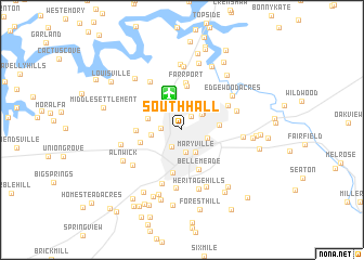 map of South Hall