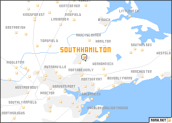 map of South Hamilton