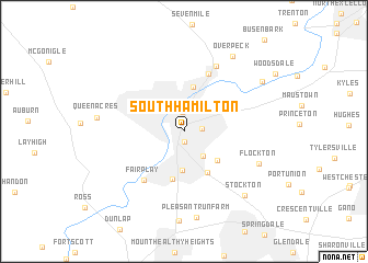 map of South Hamilton