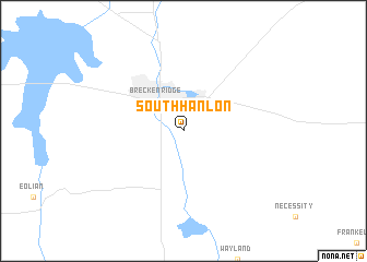 map of South Hanlon