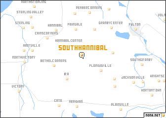 map of South Hannibal