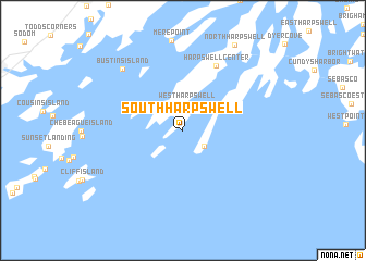 map of South Harpswell