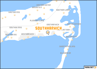 map of South Harwich