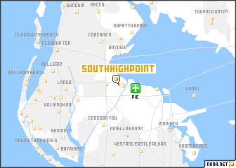 map of South Highpoint