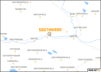 map of South Hiram