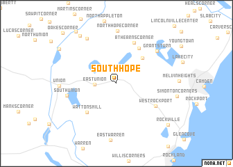 map of South Hope