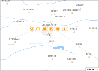 map of South Jacksonville