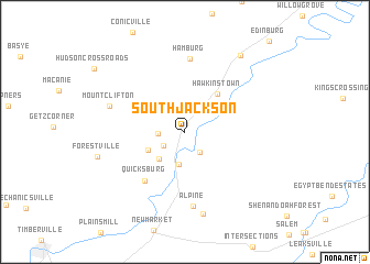 map of South Jackson