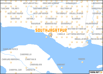 map of South Jagatpur