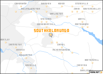 map of South Kalamunda