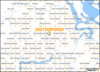 map of South Karāpur