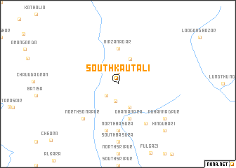 map of South Kautāli