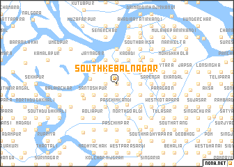 map of South Kebalnagar