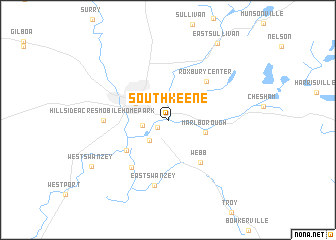 map of South Keene