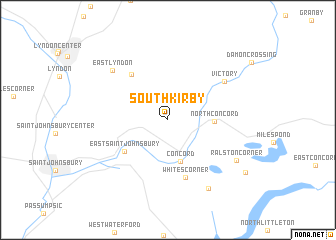 map of South Kirby