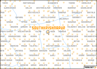 map of South Krishnapur