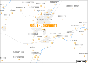 map of South Lakemont