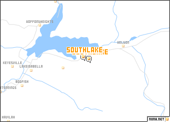 map of South Lake