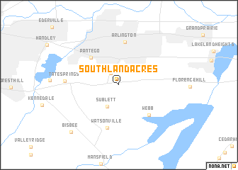 map of Southland Acres