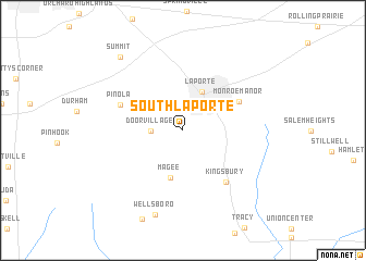 map of South LaPorte