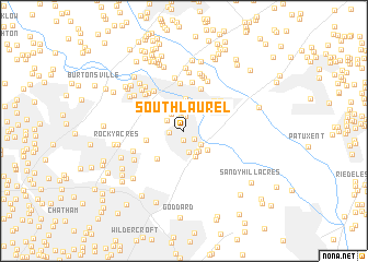 map of South Laurel