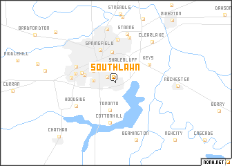 map of Southlawn