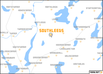 map of South Leeds