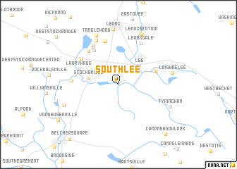 South Lee (United States - USA) map 