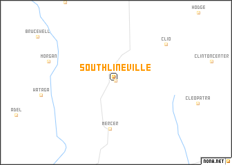 map of South Lineville