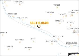 map of South Logan