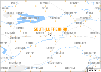 map of South Luffenham