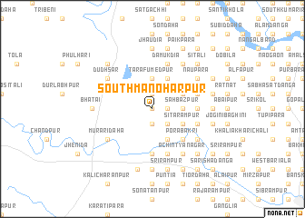 map of South Manoharpur