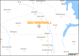 map of South Marshall