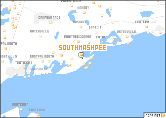 map of South Mashpee