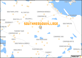 map of South Meadow Village