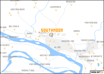 map of Southmoor