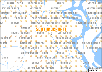 map of South Morākāti